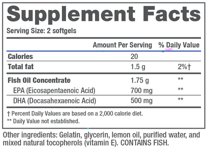 Nutriex Omega-3 Fish Oil -- 120 softgels Nutriex
