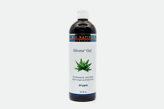 Silver gel w/ Aloe -- 24ppm 16oz Bio Nativus