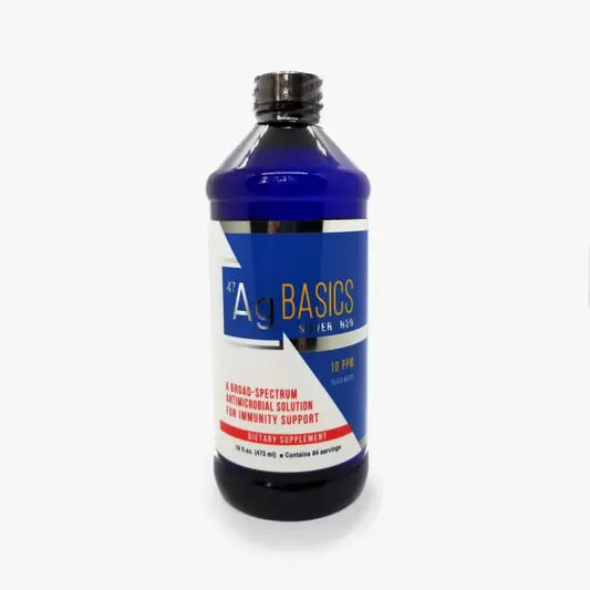 Ag Basics -- Silver 10 ppm water; drinkable 16 oz The Health Store