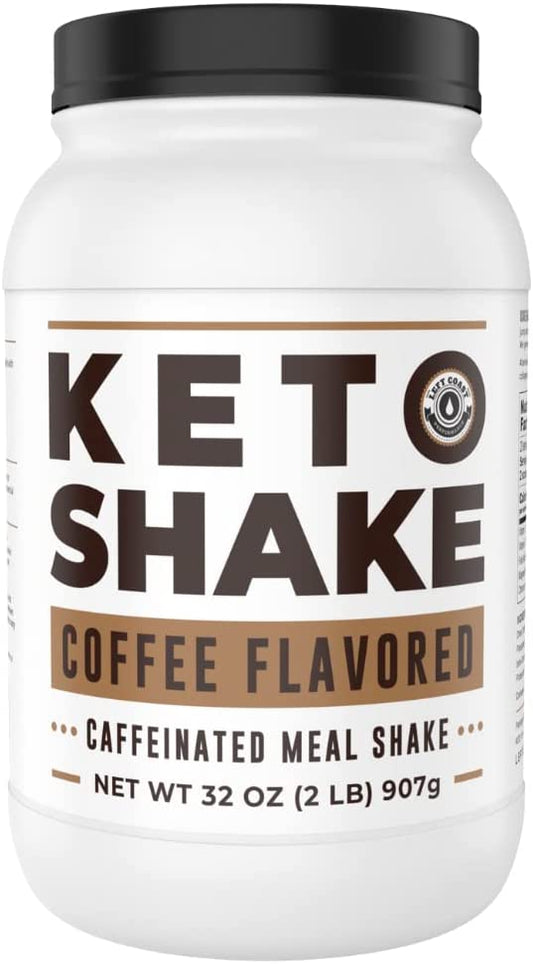 Left Coast Performance Keto Breakfast Shake Meal Replacement, 2lb Coffee Protein Powder Left Coast Performance