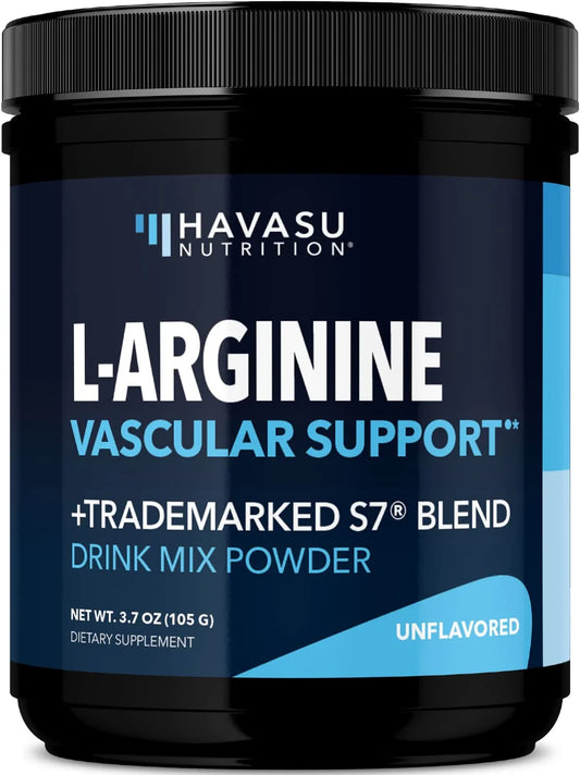 L Arginine Powder Unflavored Pre-Workout Mix, 3.7 oz Havasu Nutrition