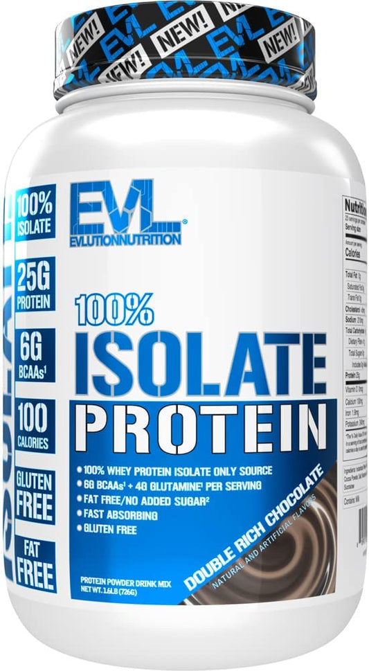 EVL 100% Isolate Double Rich Chocolate EVLUTION NUTRITION