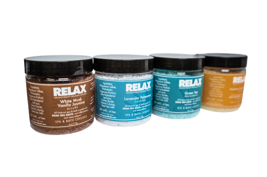 Escape Therapy Collection Bundle - 4 Ounce Bottles Relax Spa and Bath