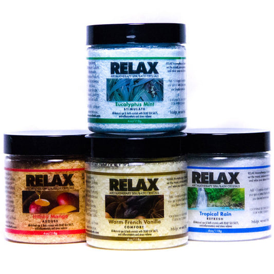 Original Therapy Collection Bundle - 4 Ounce Bottles Relax Spa and Bath