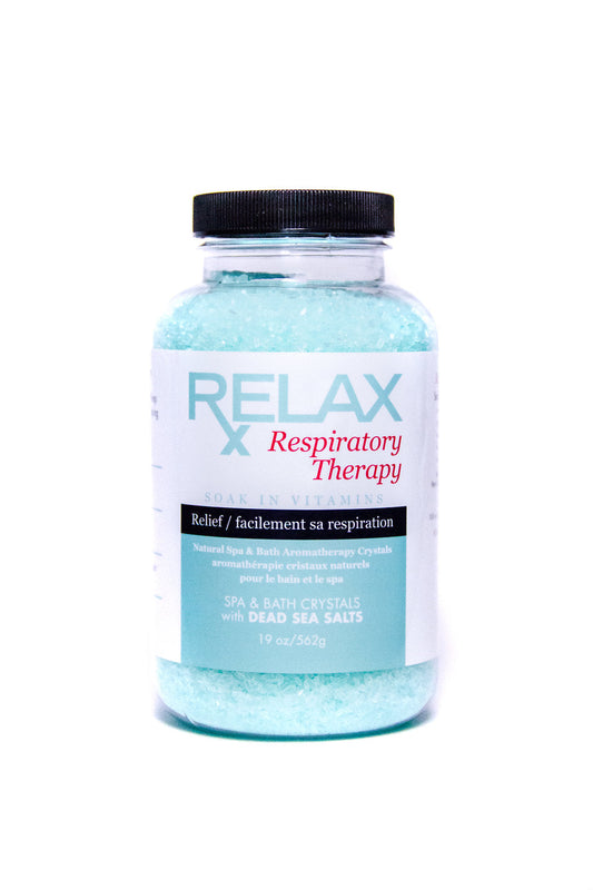 Respiratory Therapy Bath Crystals Relax Spa and Bath