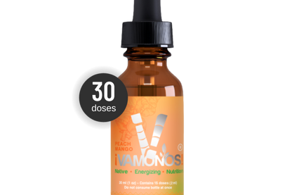 4 oz Vamonos sublingual energy nano-shots (Peach-Mango) Echelon Nutrition