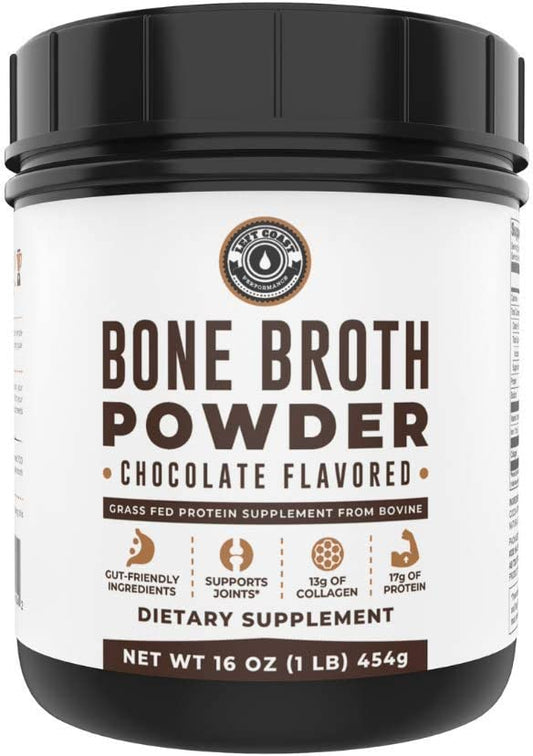 Left Coast Performance Bone Broth Protein, Chocolate, 16oz Left Coast Performance