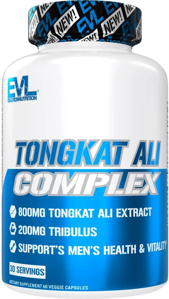 Invigorating Longjack Tongkat Ali for Men - Advanced Male Enhancement Tongkat Ali Supplement with Tribulus Terrestris for Men - Plant Based T Booster for Men with Longjack and Tribulus for Men EVLUTION NUTRITION