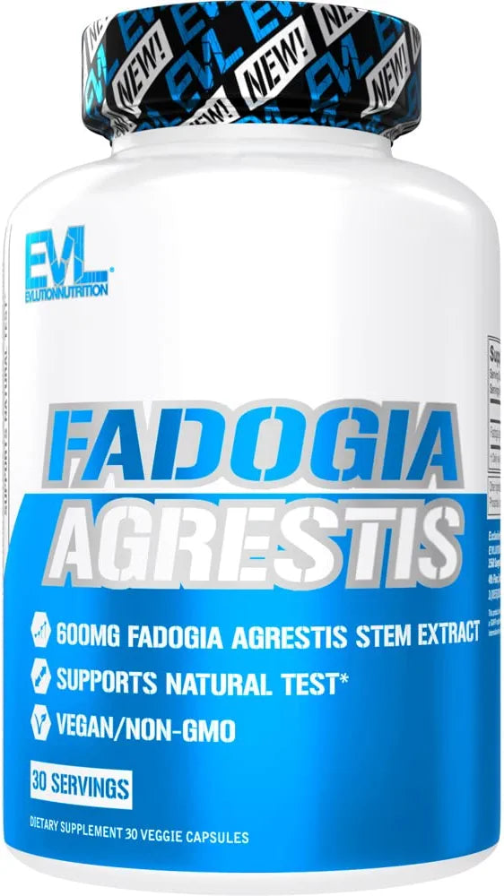 Fadogia Agrestis 600mg 10:1 Extract - Invigorating Fadogia Agrestis Extract Male Enhancement Pills for Increased Strength Drive Power and Performance Nutrition Testosterone Booster for Men EVLUTION NUTRITION