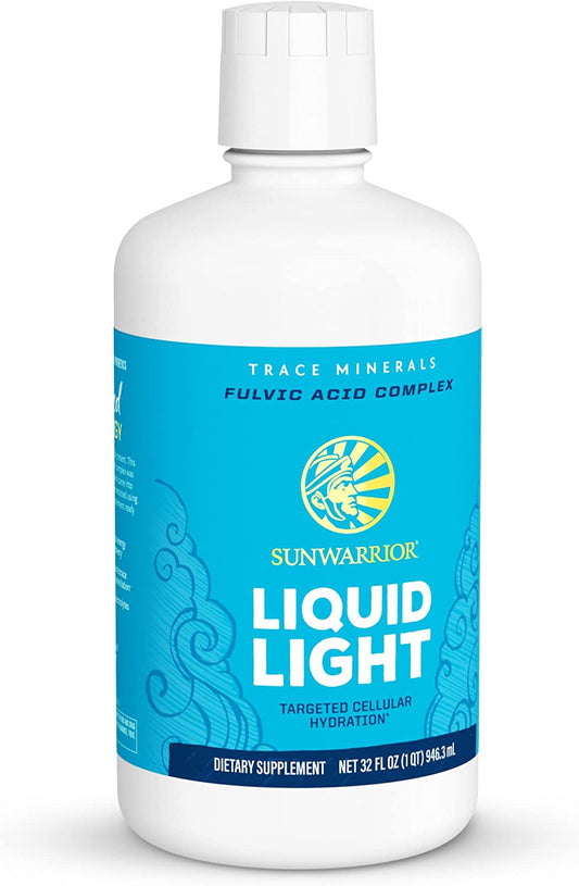 Fulvic Acid Trace Minerals Drops Supplement Organic Liquid Mineral Water Drops Vegan | Plant Based Liquid Light Mineral Complex 32 Fl Oz 32 Servings by Sunwarrior Sunwarrior