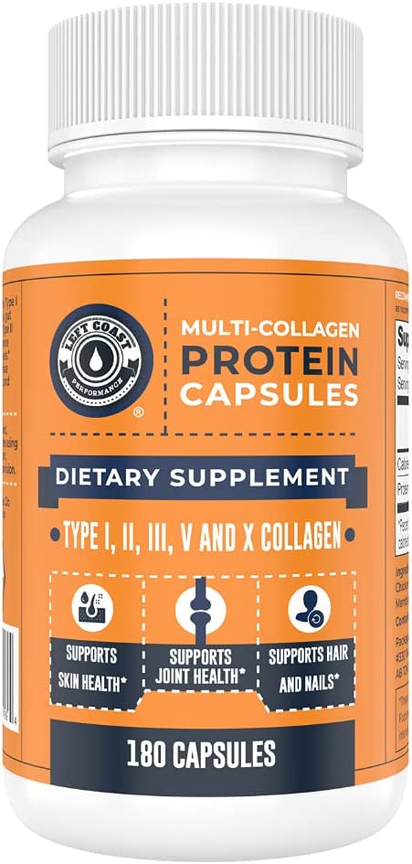 Left Coast Performance Multi Collagen Protein Capsules Left Coast Performance