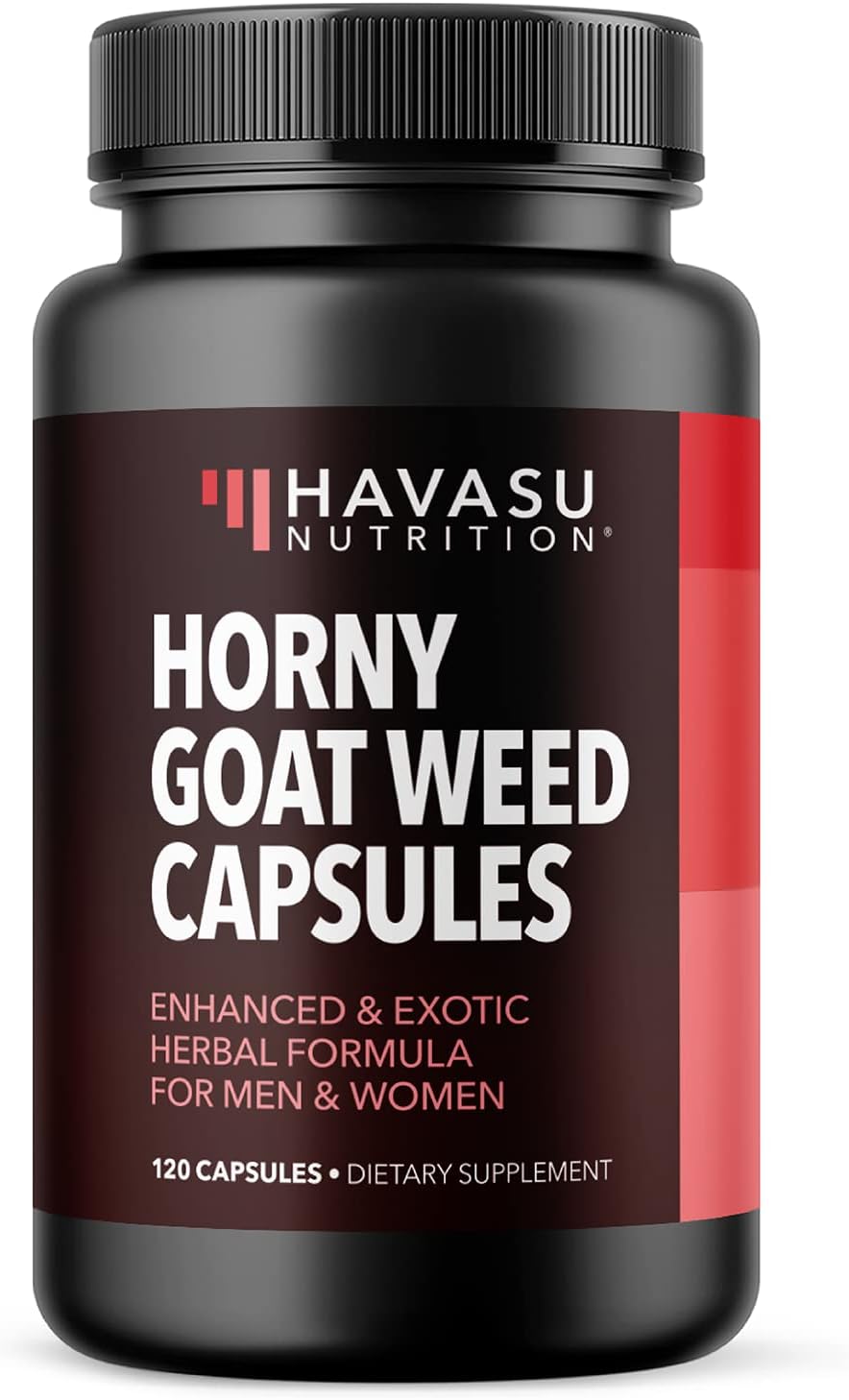 Horny Goat Weed for Men and Women | Extra Strength Performance Support with Maca Root Extract & Tongkat Ali & Muira Puama | Power, Performance and Energy Support | 2 Months Supply Herbal Supplement Havasu Nutrition