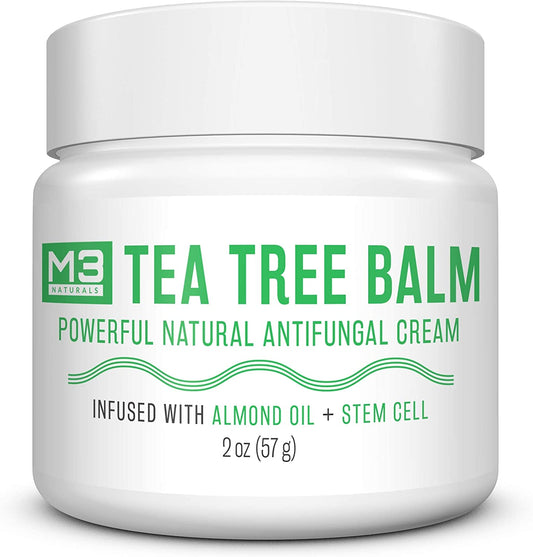 M3 Naturals Natural Tea Tree Balm Infused with Almond Oil and Stem Cell M3 Naturals