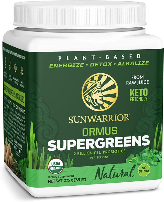 Sunwarrior Ormus Supergreens, Powerful Vegan Greens | Natural Sunwarrior