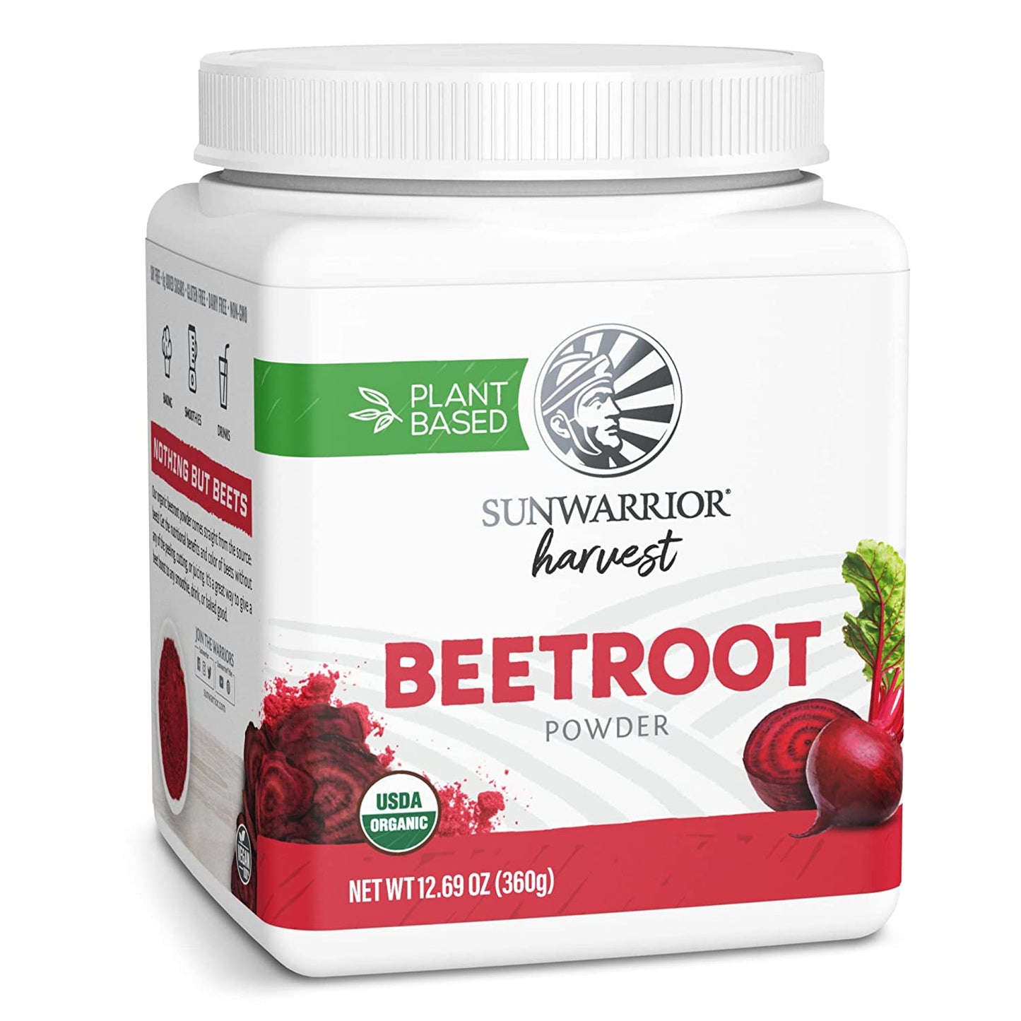 Sunwarrior Beet Root Powder Increases Stamina Blood Flow Circulation Naturally Occurring Nitric Oxide Sunwarrior