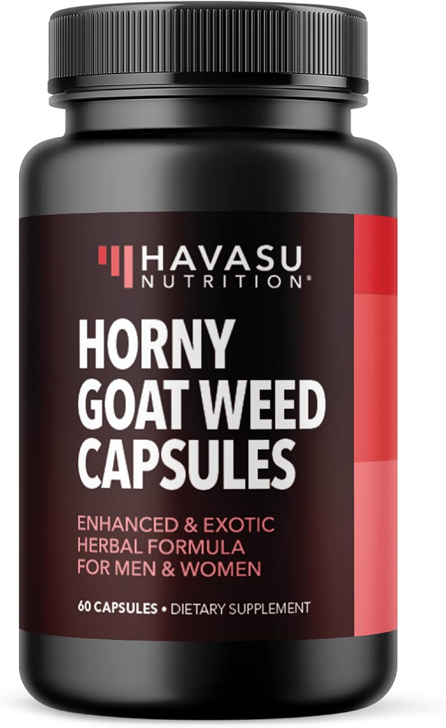 Horny Goat Weed for Men and Women | Extra Strength Performance Support with Maca Root Extract & Tongkat Ali & Muira Puama | Power, Performance and Energy Support | 1 Month Supply Herbal Supplement Havasu Nutrition