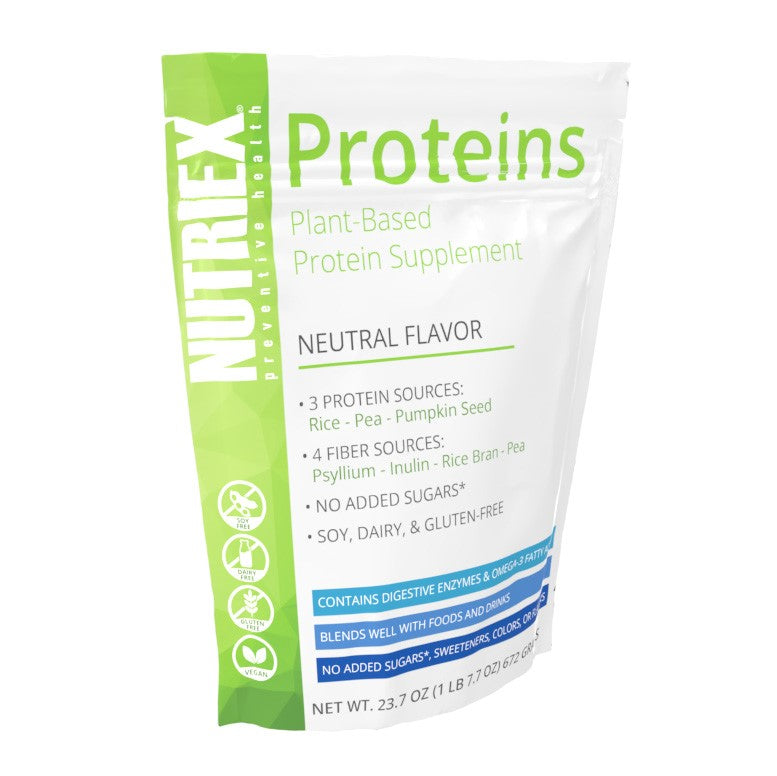 Nutriex Proteins -- 23.7 oz plant-based Nutriex