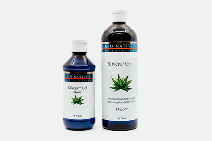 Silver gel w/ Aloe -- 24ppm 16oz Bio Nativus