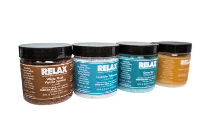 Escape Therapy Collection Bundle - 4 Ounce Bottles Relax Spa and Bath