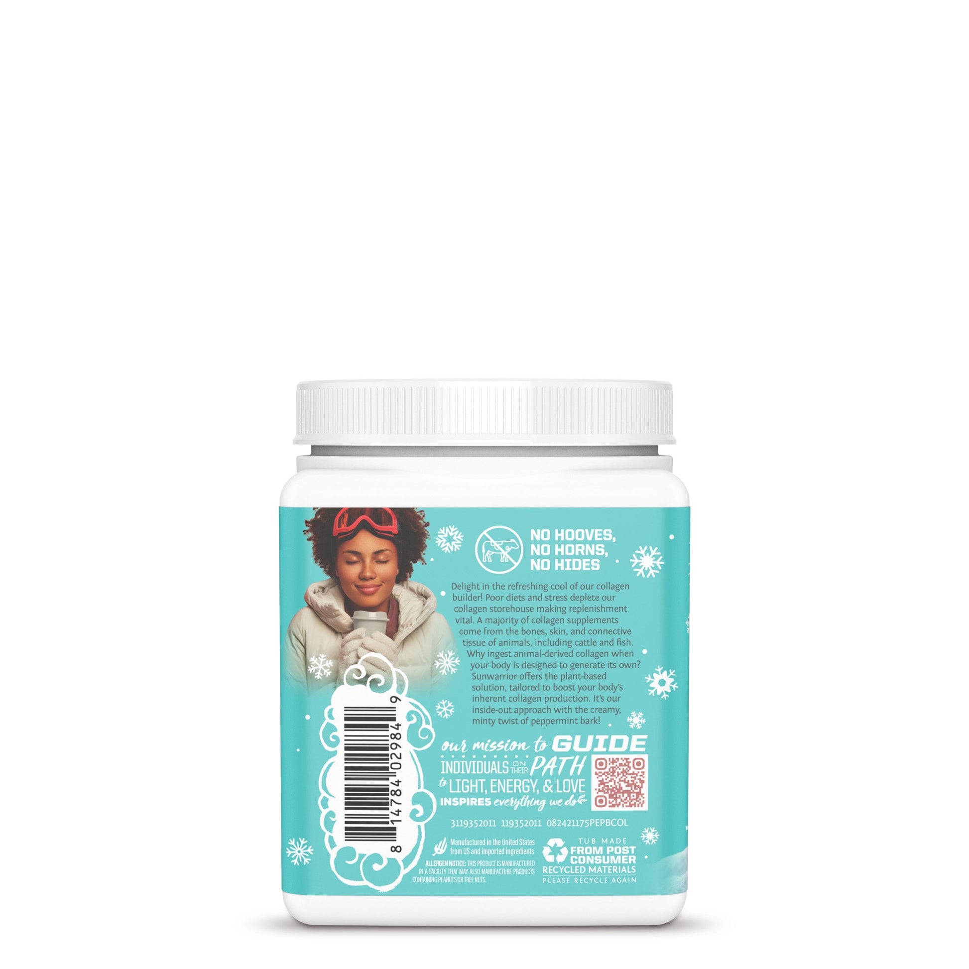 Collagen Building Protein Peptides - Peppermint Bark - 7 Servings Sunwarrior