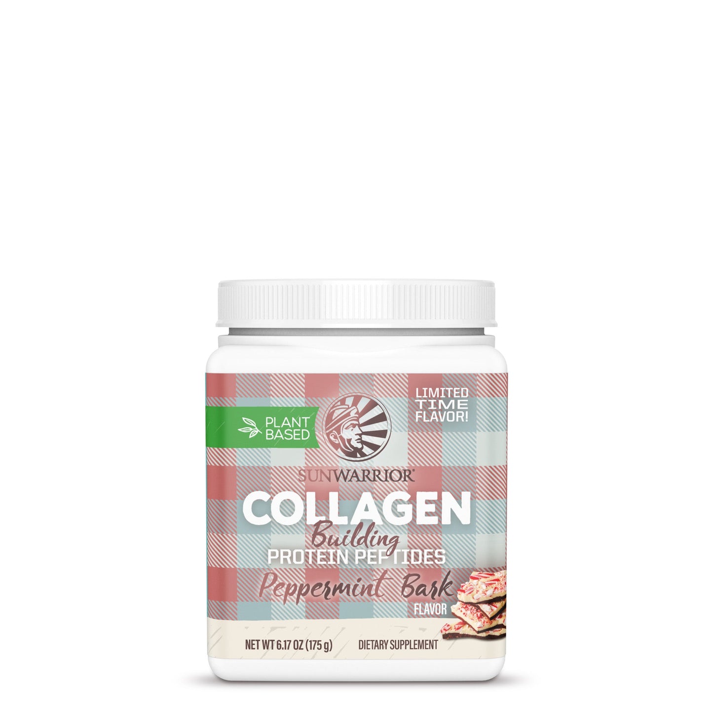 Collagen Building Protein Peptides - Peppermint Bark - 7 Servings Sunwarrior