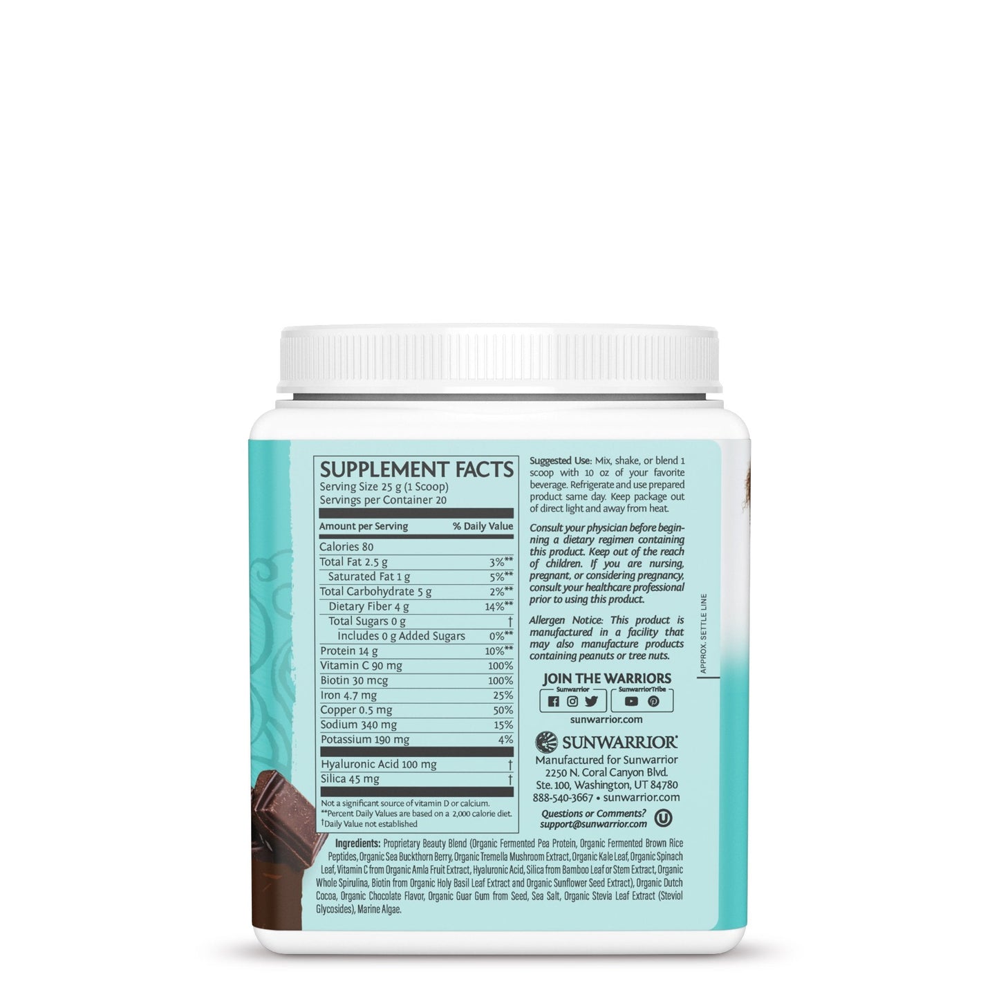 Collagen Building Protein Peptides - Chocolate Fudge Sunwarrior