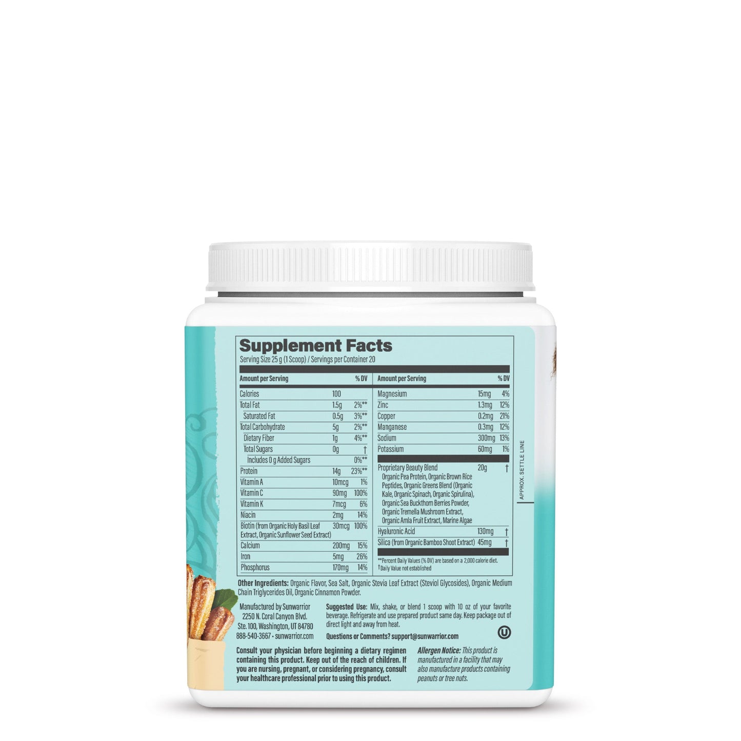 Collagen Building Protein Peptides - Churro Sunwarrior