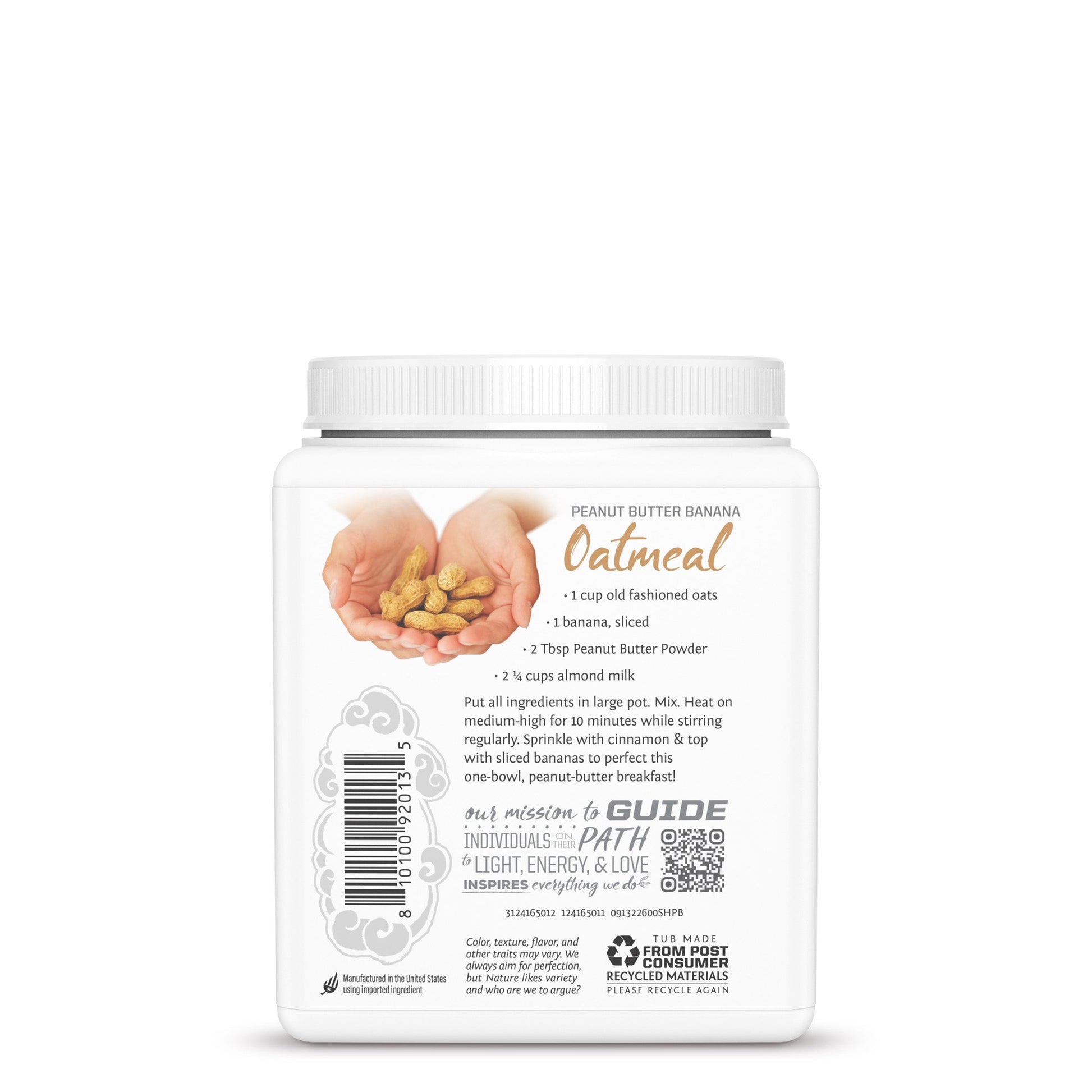 Organic Peanut Butter Powder Sunwarrior