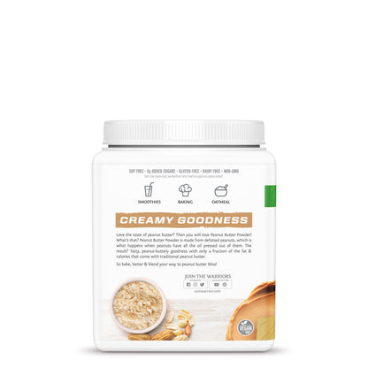 Organic Peanut Butter Powder Sunwarrior