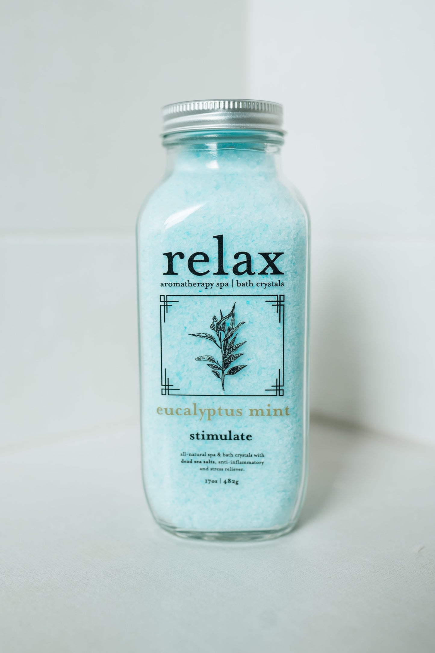 Eucalyptus Mint Bath Crystals Relax Spa and Bath